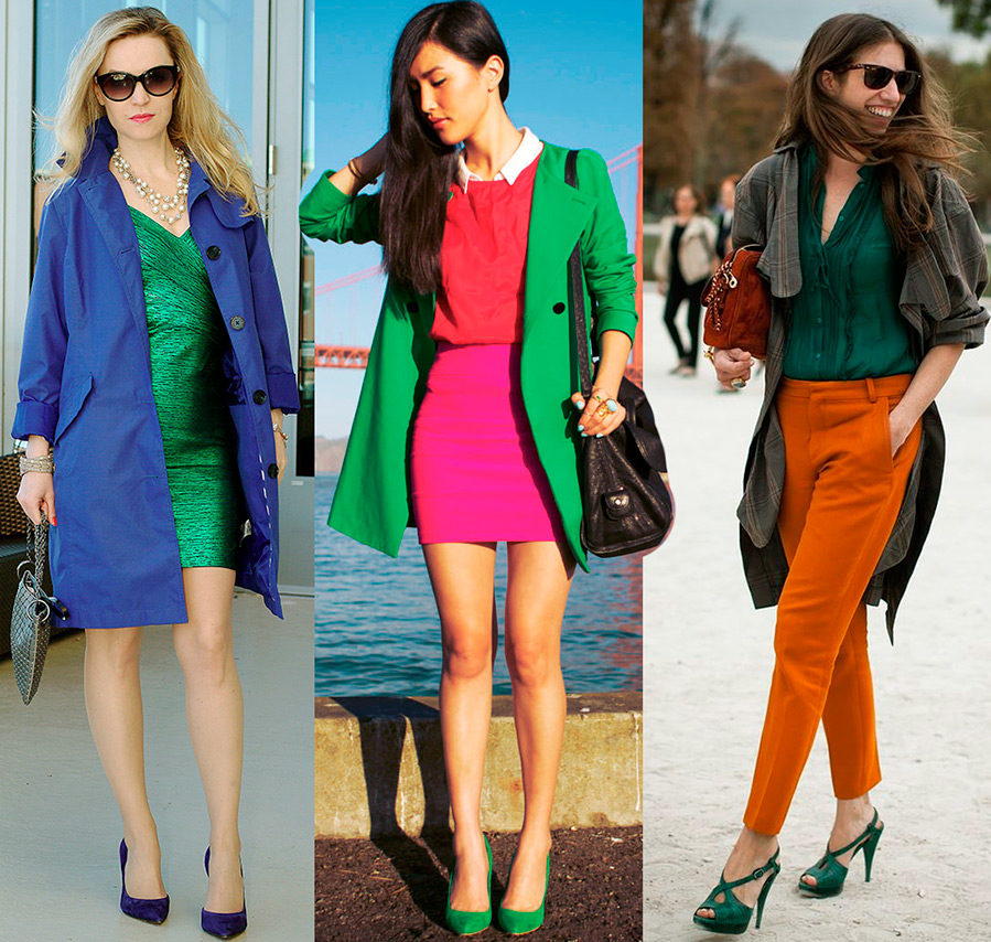 Цвет гармонирующий с зеленым. Сочетание цветов в одежде зеленый. Сочетание зеленого в одежде. Изумрудный цвет в одежде сочетание. Сочитаниев одежде зеленый.